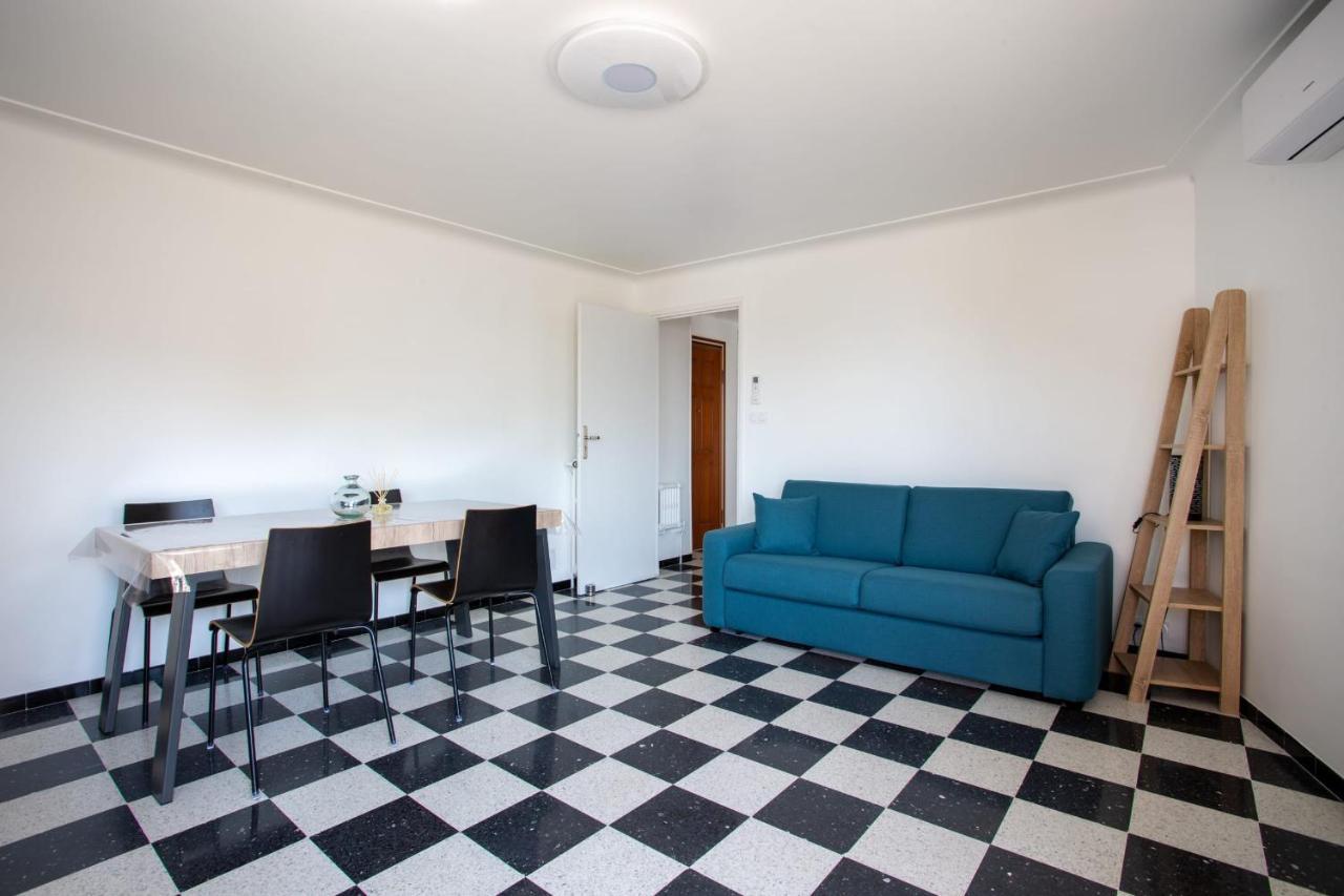 Apartment T2 Air-Conditioned Sea View Saint-Laurent-du-Var Exterior foto