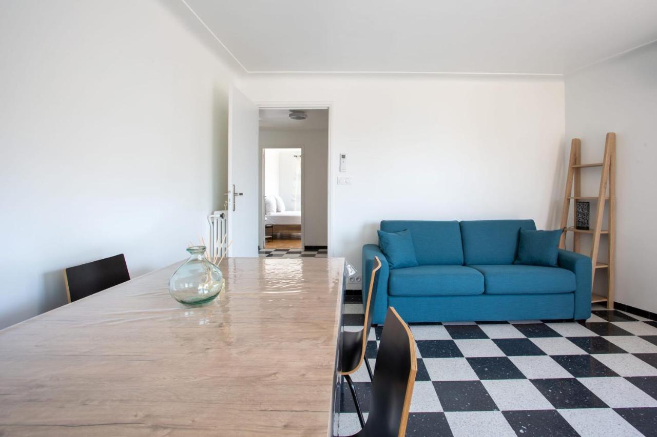 Apartment T2 Air-Conditioned Sea View Saint-Laurent-du-Var Exterior foto
