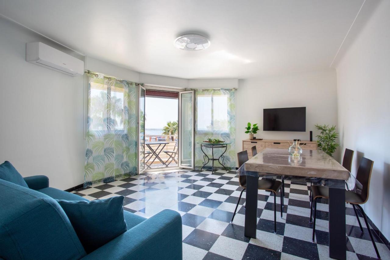 Apartment T2 Air-Conditioned Sea View Saint-Laurent-du-Var Exterior foto